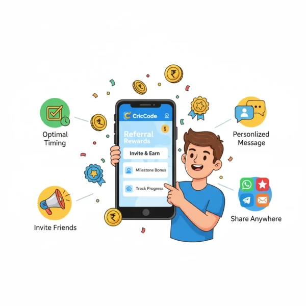 CricCode Referral Program 2025 – Earn Rewards by Inviting Friends & Get Instant Bonuses