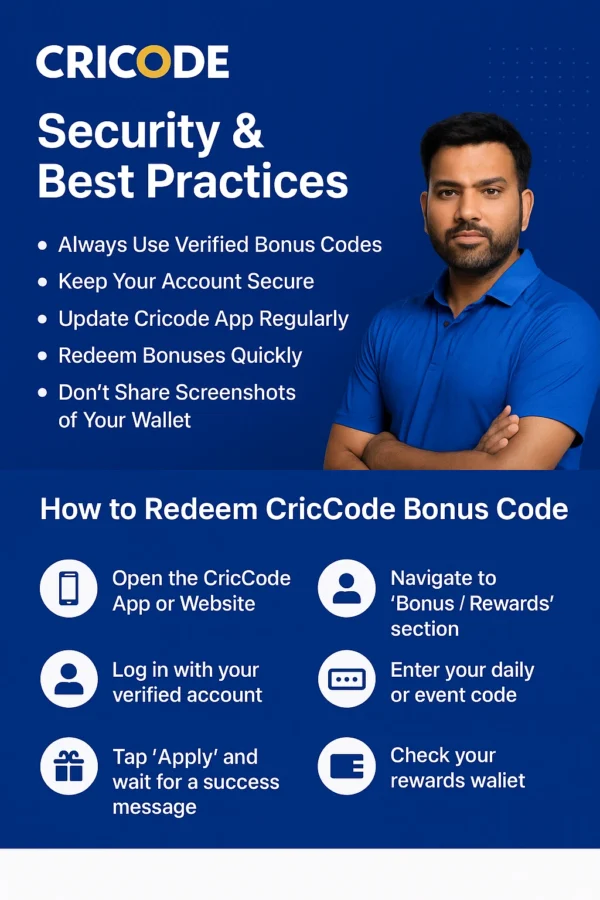 CricCode Bonus Guide Security Tips and Redeem Process (2025)