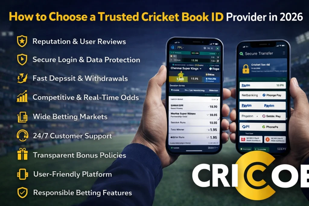 Trusted Cricket Book ID provider with secure betting platform
