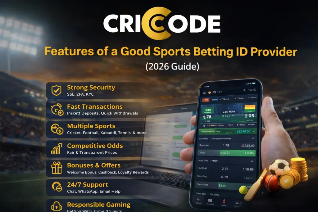 Step-by-step process to create Sports Betting ID with CRICODE logo and online registration dashboard