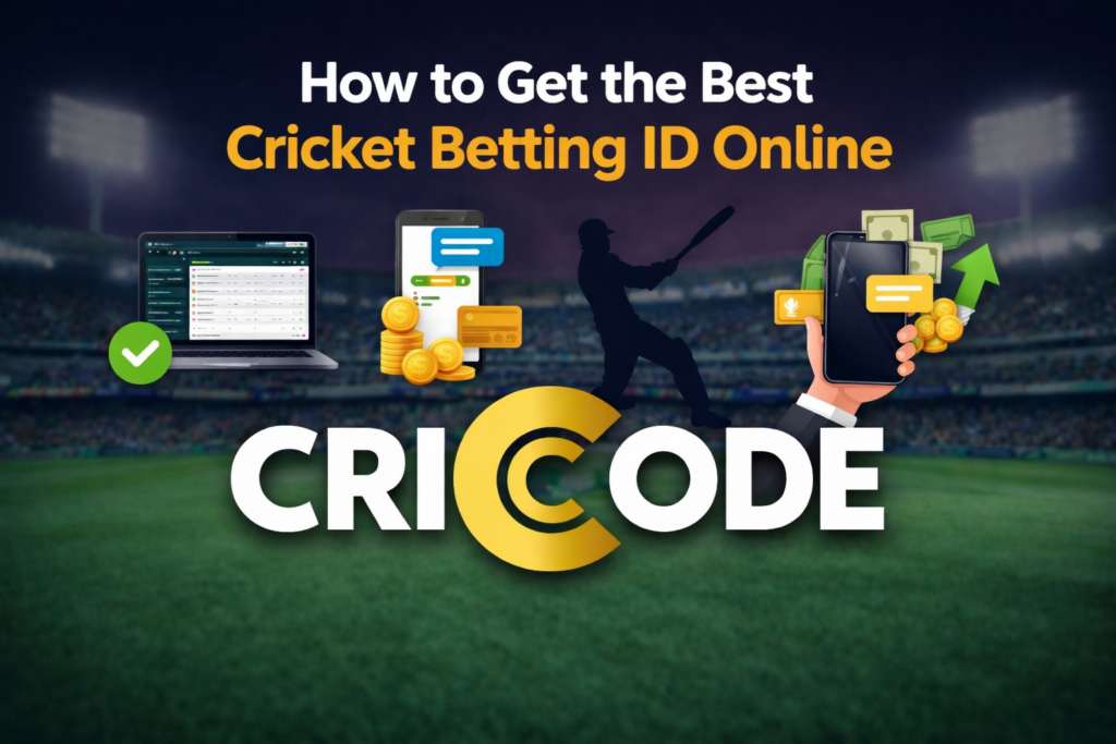 Cricode platform showing how to get the best cricket betting ID online