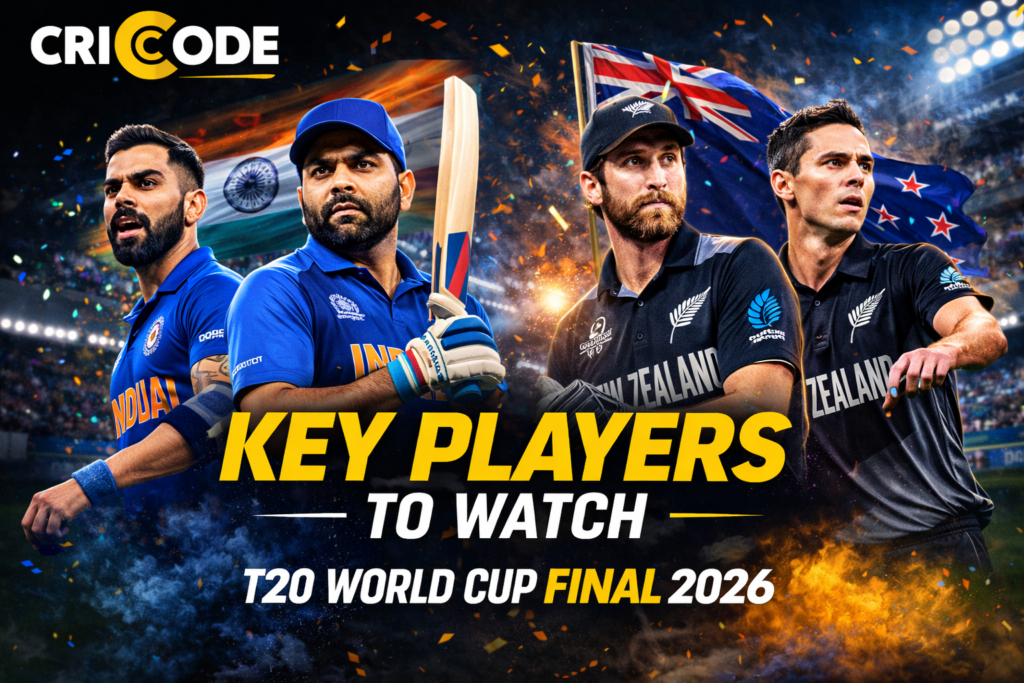 Key players to watch in the T20 World Cup Final 2026 cricket match