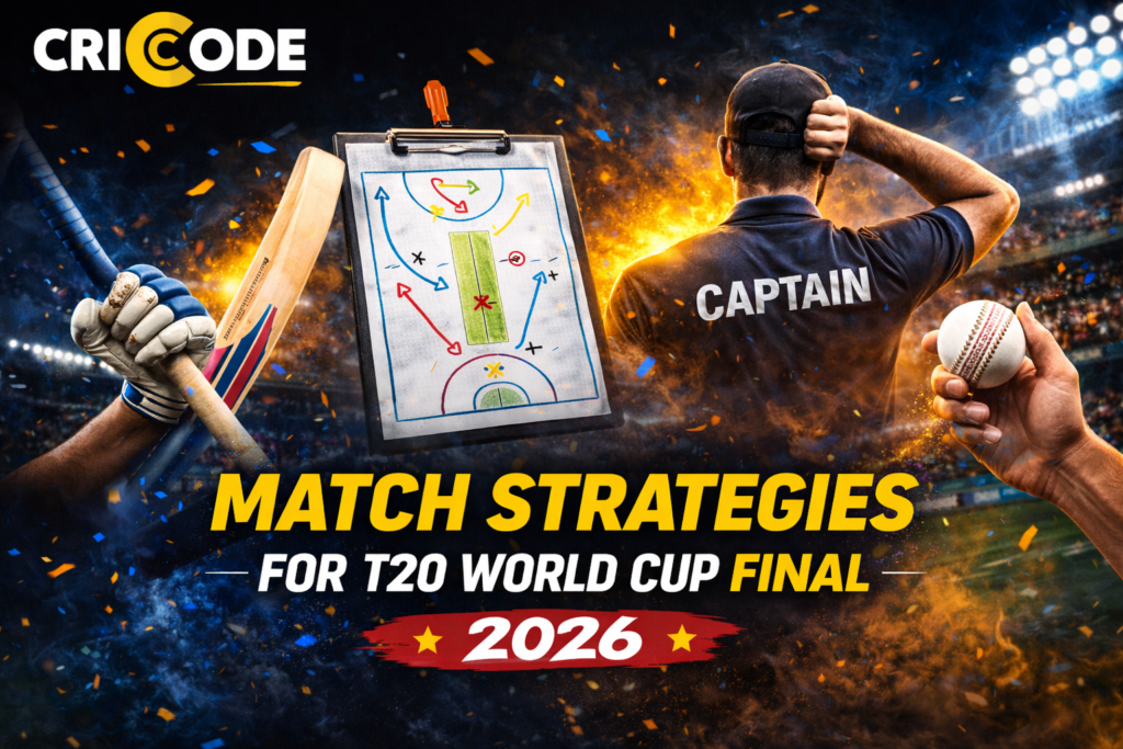Match strategies that could decide the T20 World Cup Final 2026 cricket match